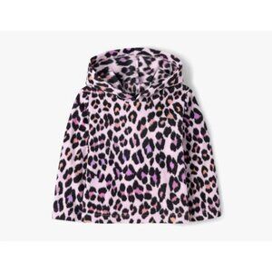 Leopard Print Fleece Hooded Pullover For Toddler Girls - Childrens Place